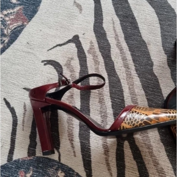 Missoni Burgundy and Tan Heels - Picture 5 of 6